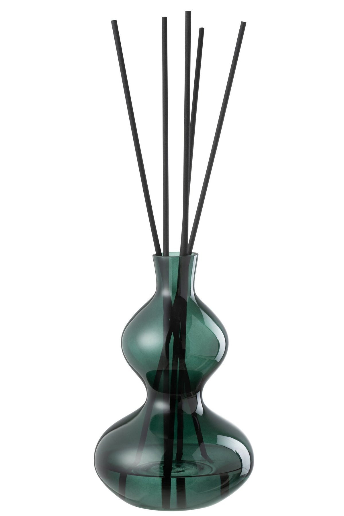 J-Line geurolie cedar Breeze - glas - donkergroen - large
