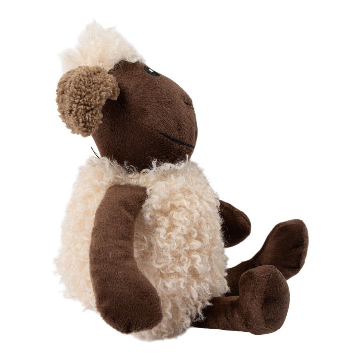 Deurstopper schaap bruin 20x18x26cm