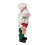 Beeld Kerstman 46 cm Rood Kunststof Decoratie Figuur