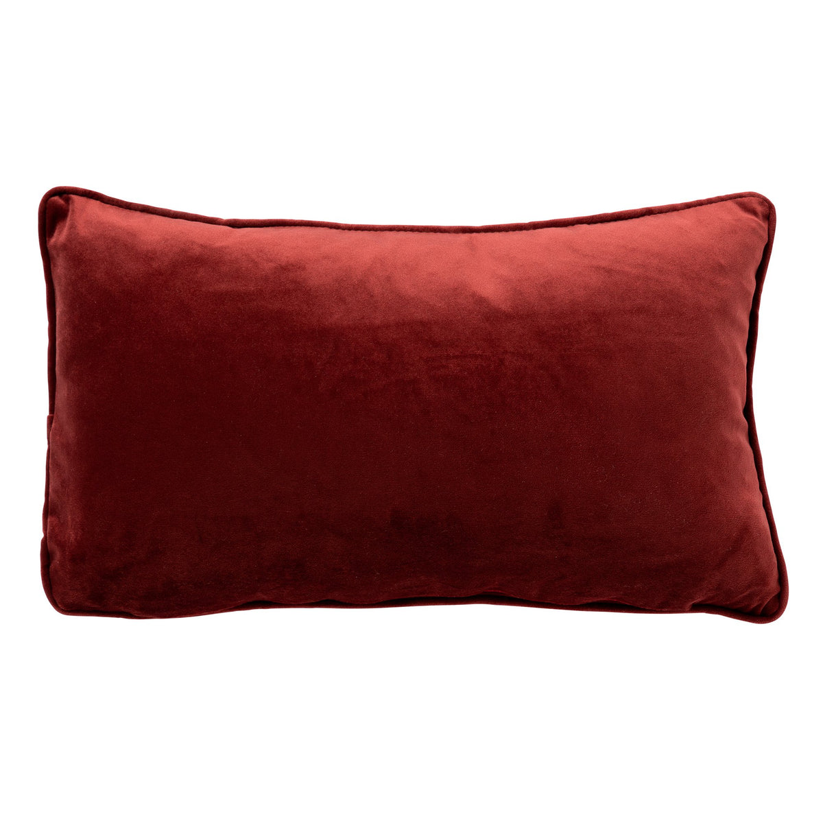 Textino Trees - Kussen 30x50 cm - Kerstdecoratie - Fluweel - Biking Rood - Rood