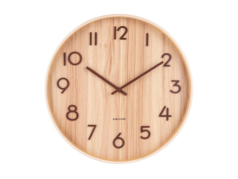 Wandklok Puur Medium