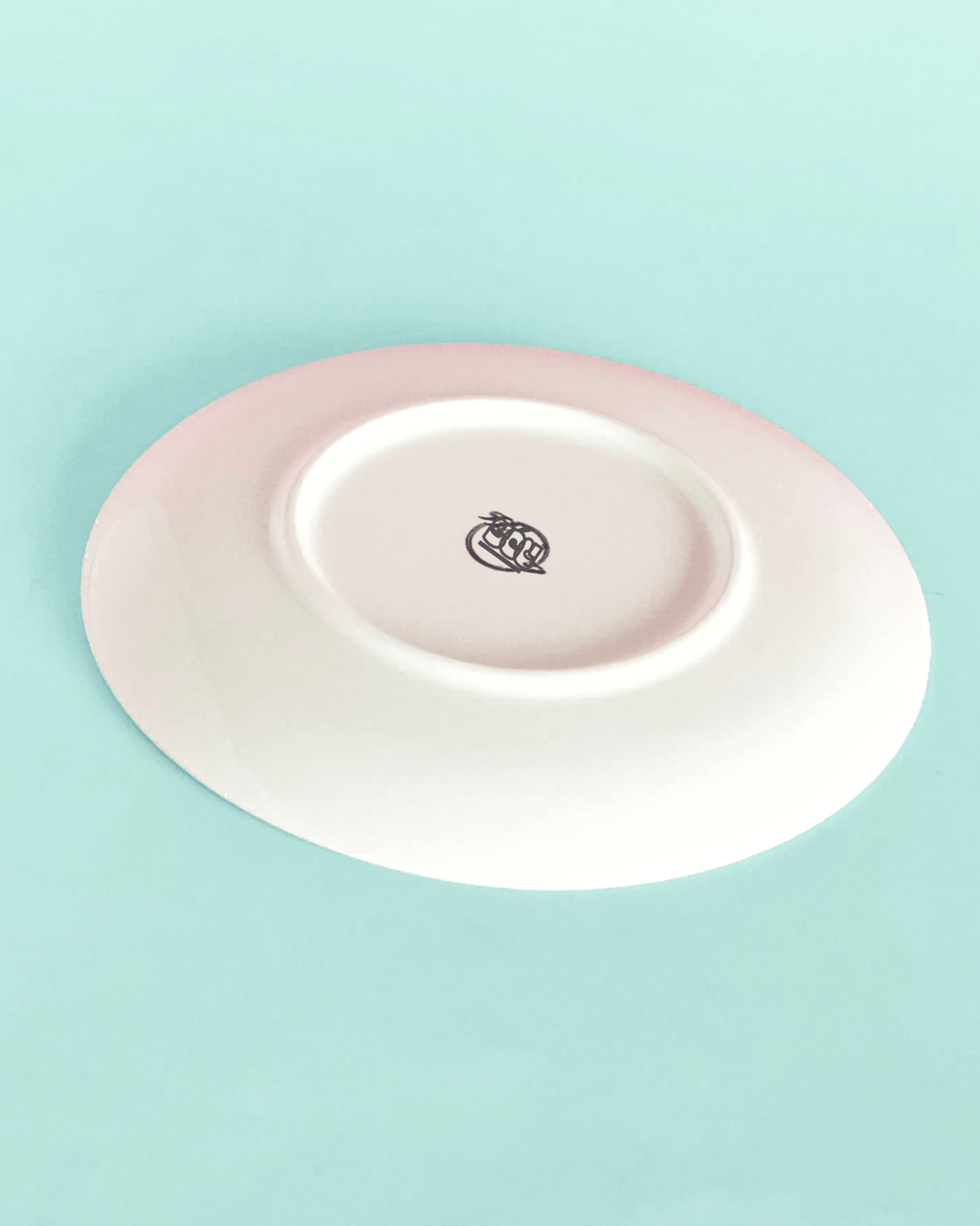 Veldleeuwerik Handbeschilderd Keramisch Rond Bord Curve 16Cm