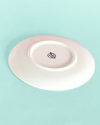 Veldleeuwerik Handbeschilderd Keramisch Rond Bord Curve 16Cm