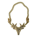 Flessenketting hert champagne goud