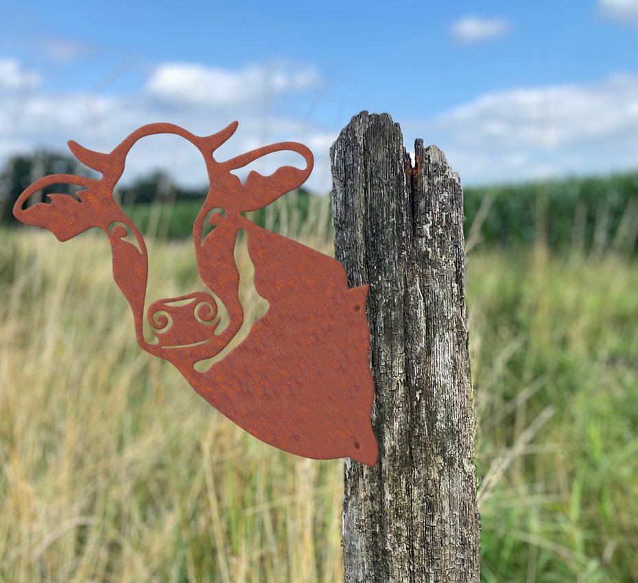 Kiekeboe Koe/Cow Klara, 141631, Roest, 26,2x25,9x0,2cm