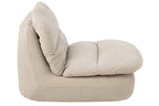 J-Line Gecomprimeerde chaise longue - schuim - ecru