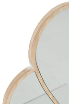 J-Line spiegel Schelp - hout - naturel