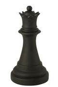 J-Line decoratie Schaakstuk Koningin - polyresin - zwart