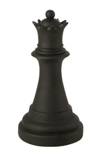 J-Line decoratie Schaakstuk Koningin - polyresin - zwart