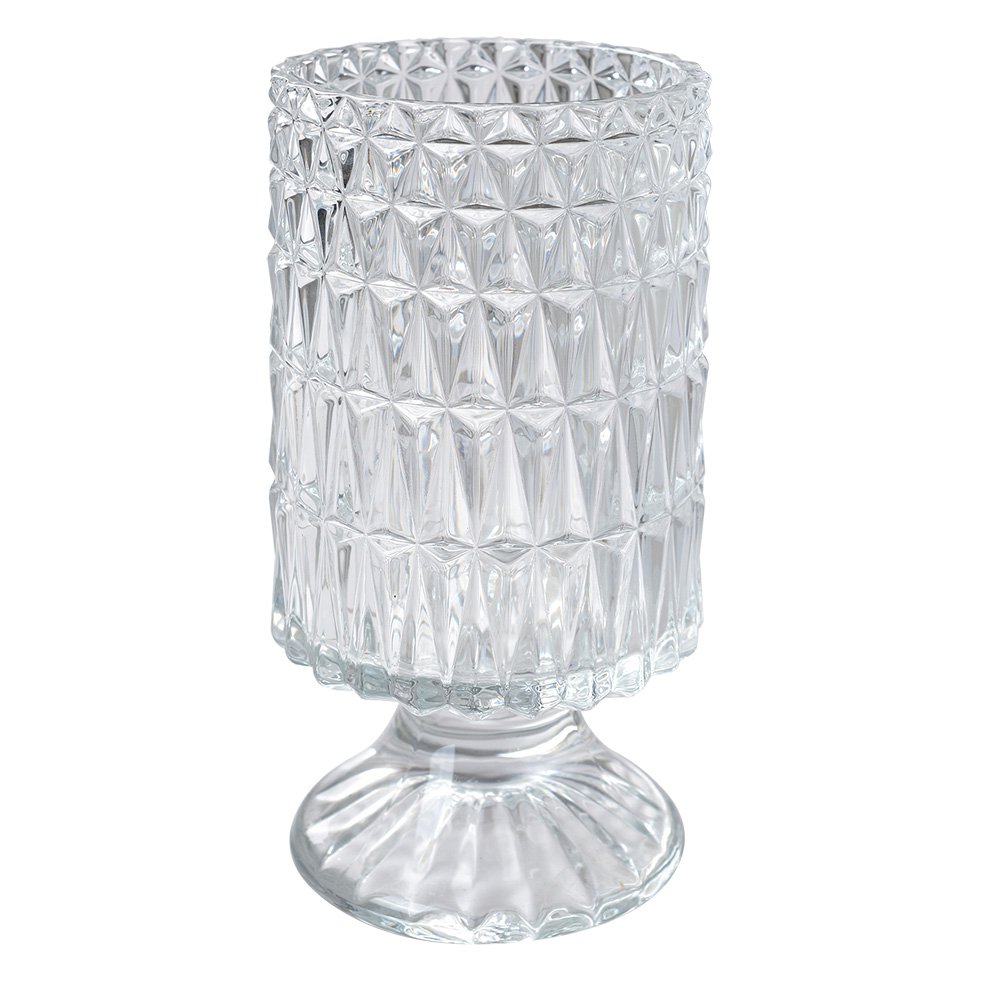 Vaas Ø 10x18 cm Transparant Glas Decoratie Vaasjes