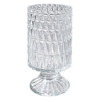 Vaas Ø 10x18 cm Transparant Glas Decoratie Vaasjes