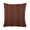 Geplooid kussen bruin 45x45cm