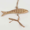 Vis mangohout 20x6cm natuur