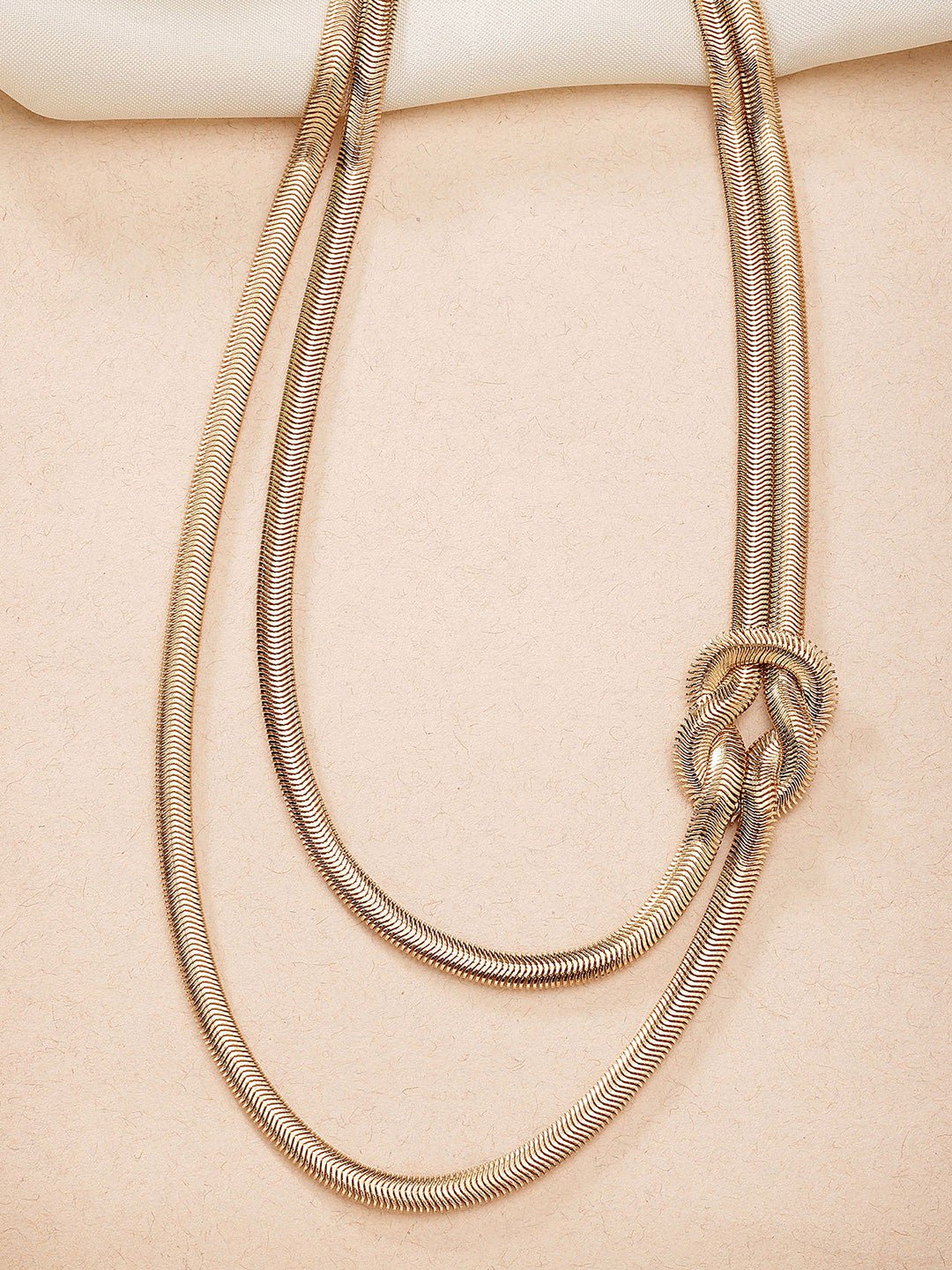 Vergulde ketting – Sieradenketting – Legering – Veilige kreeftsluiting – 58 cm