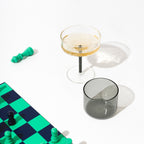 Glas 29cl grijs Fizz - Set van 4