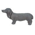 Beeld Hond 74x19x39 cm Grijs Magnesium (MGO)