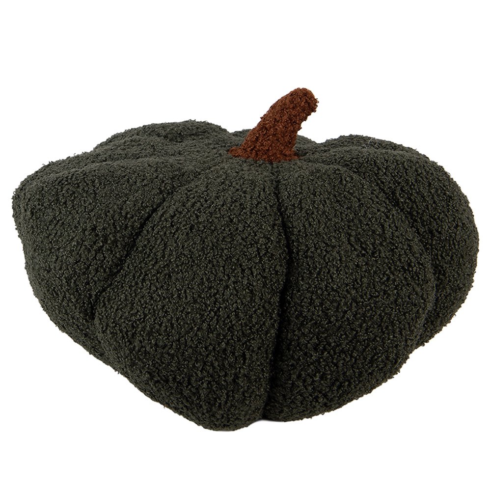Decoratie Pompoen Ø 35x22 cm Groen Polyester