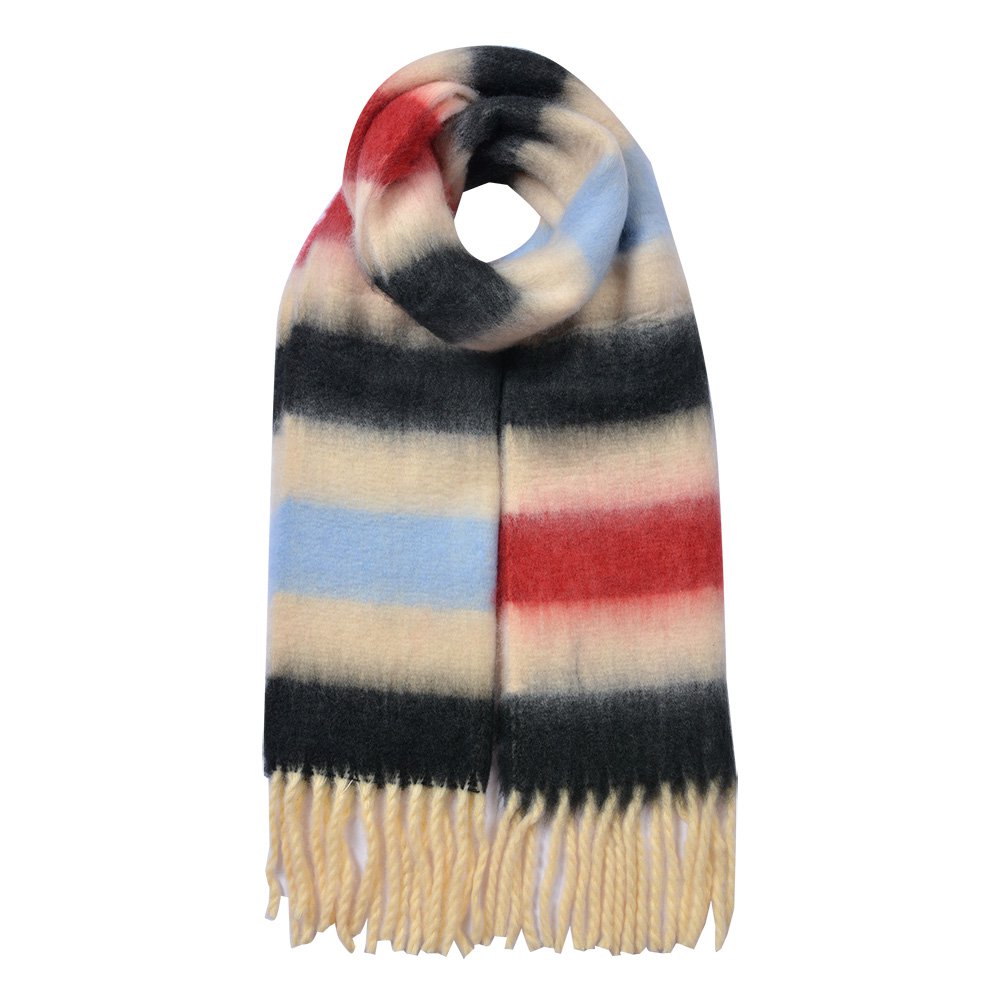 Wintersjaal Dames 37x210 cm Rood Synthetisch