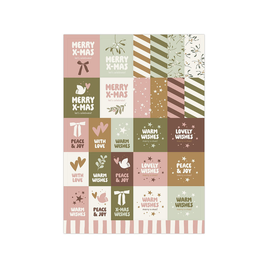 Stickervellen A5 Xmas '26 - 25 stuks