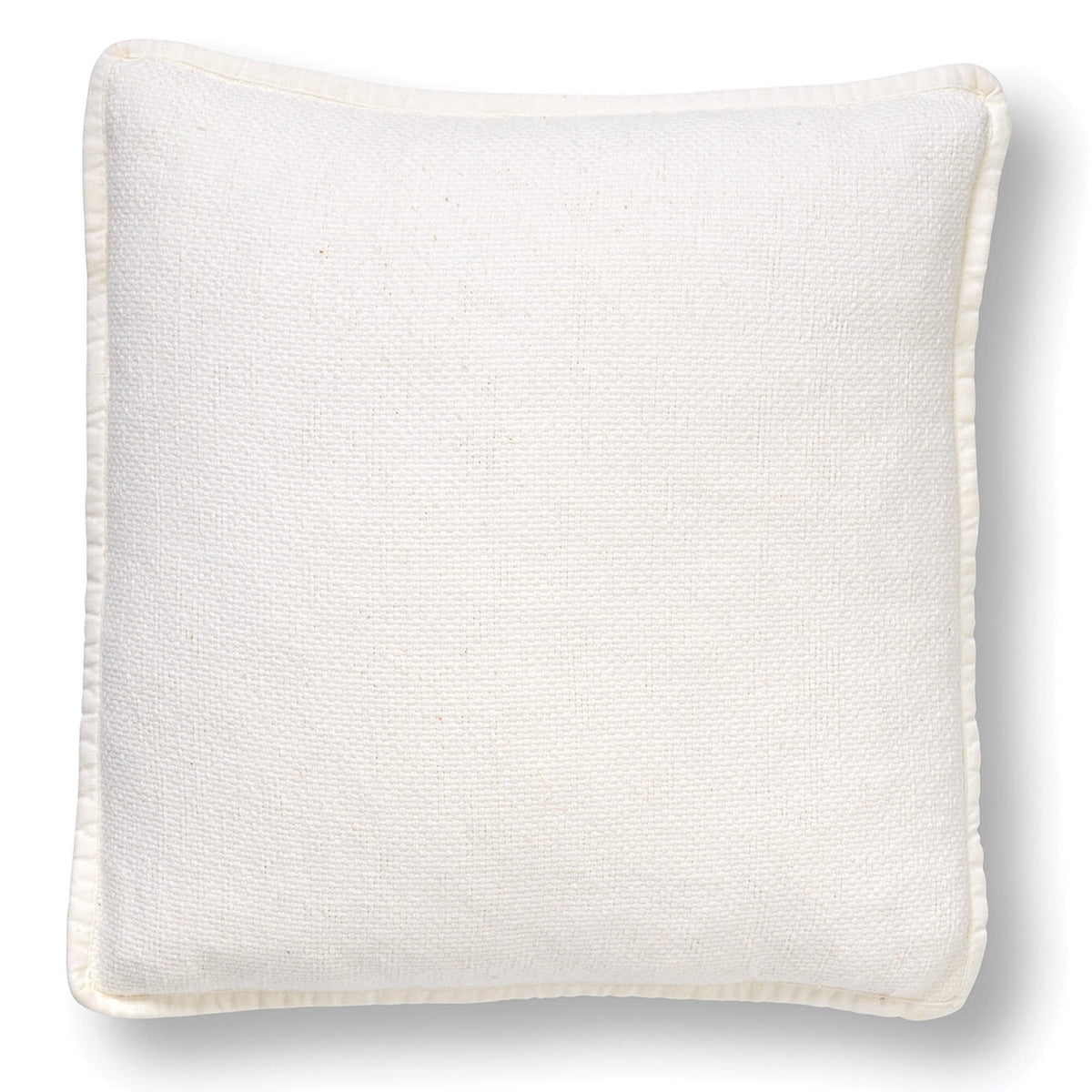Dutch Decor Bowie - Kussen 45x45 cm - Gewassen katoen - Sneeuwwitje - Wit