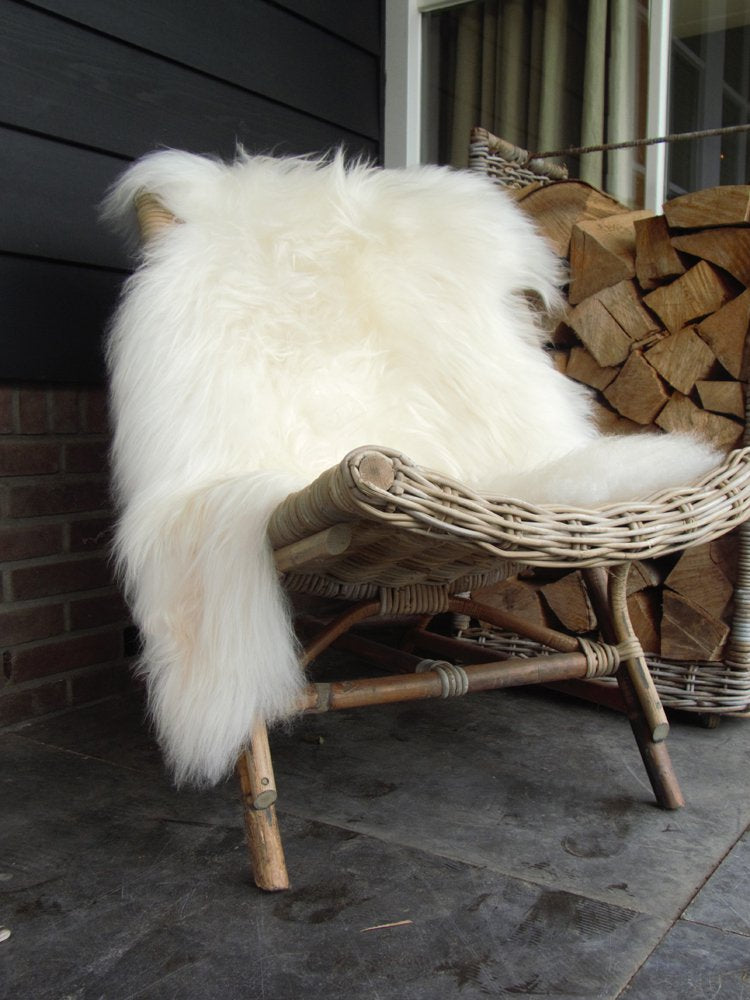 Schapenvacht ijsland wit 100-110cm