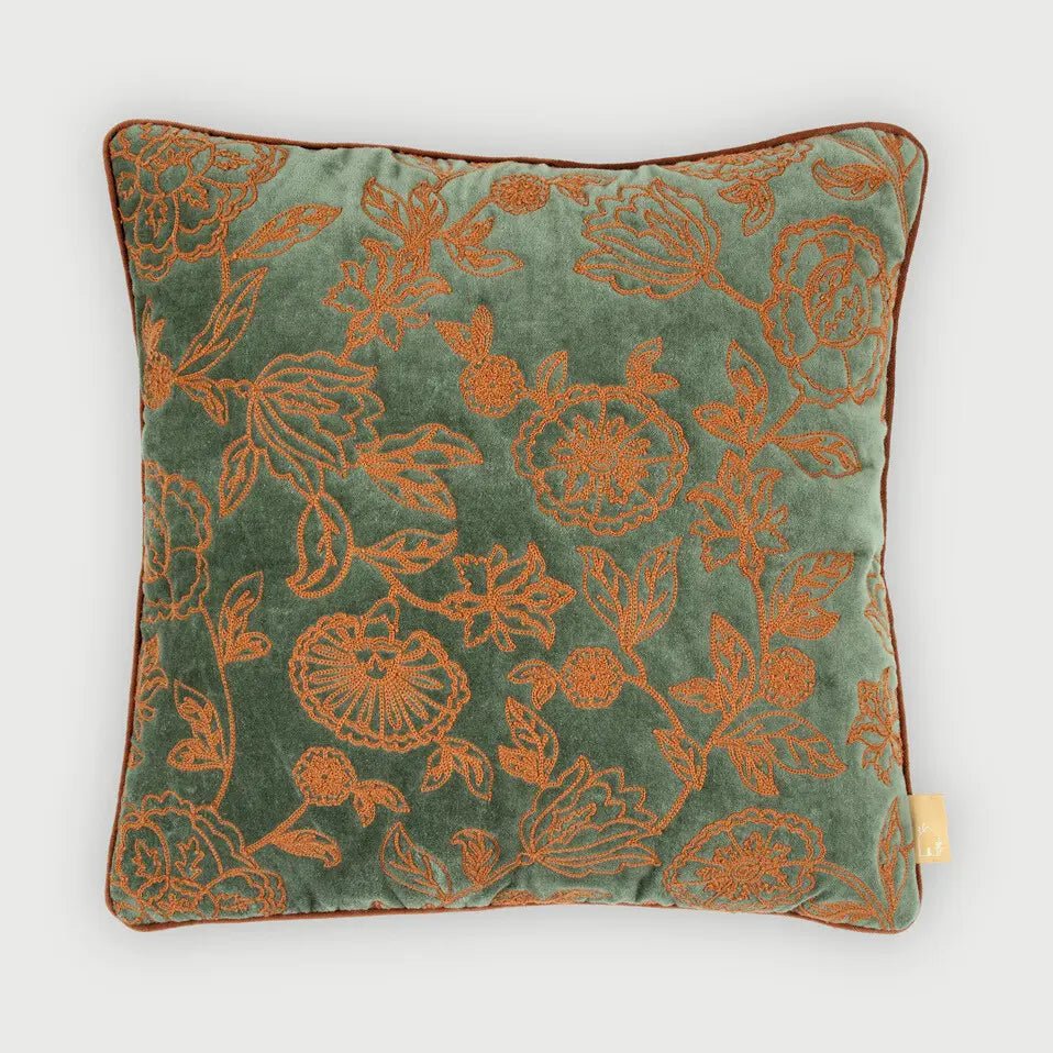 Kussenhoes | Rosabelle Chintz Eucalyptus kussenhoes van Sanctuary Living