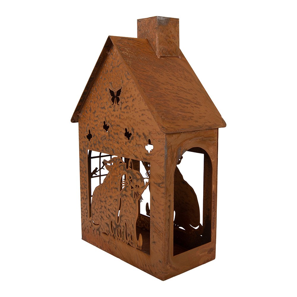 Decoratie Beeld 17x10x28 cm Bruin Metaal