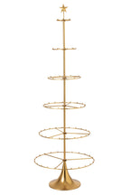 J-Line Kerstboom - ijzer - goud