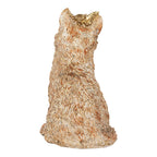 Decoratie Beeld Kat 16x14x25 cm Beige Kunststof