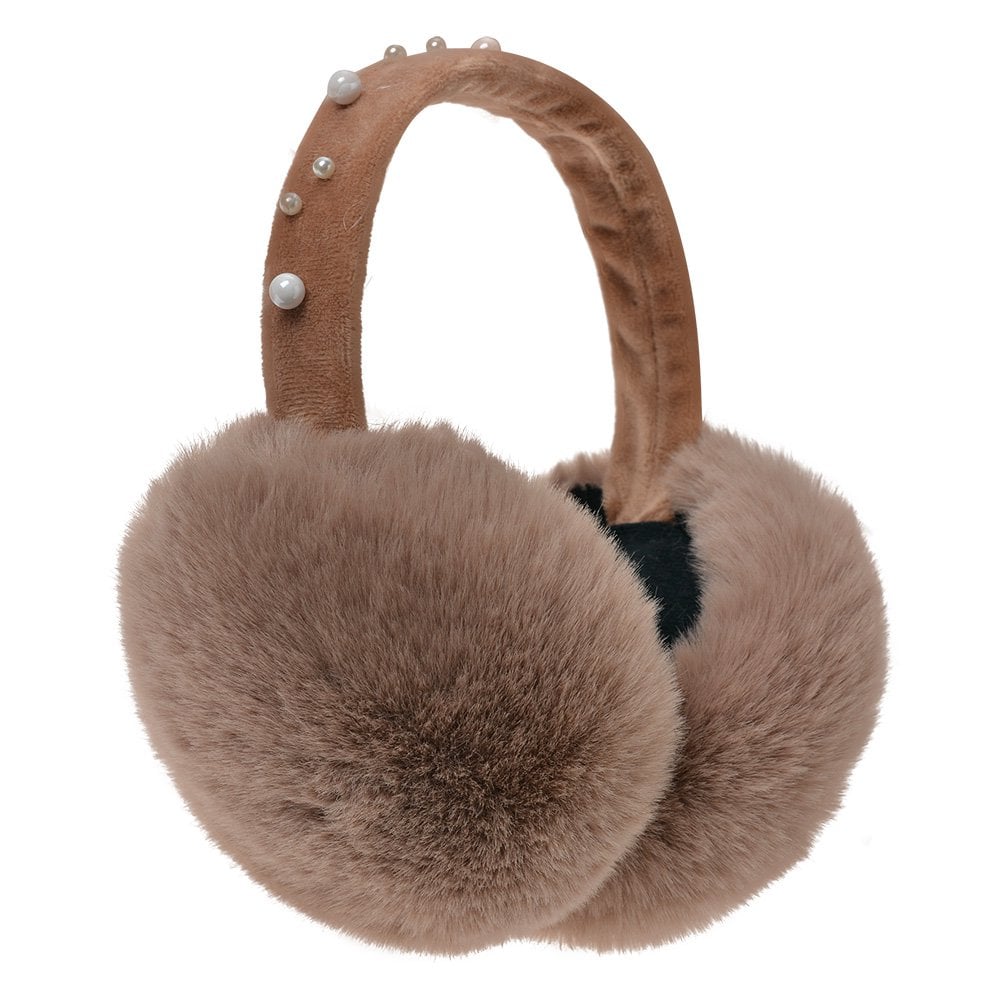 Oorwarmers Meisjes Bruin Polyester Oorwarmers Dames