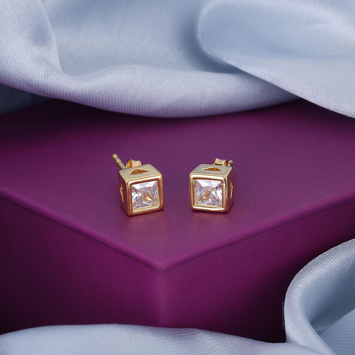 Zirkonia oorknopjes – fijne sieraden – 925 sterling zilver, hypoallergeen – 1 paar