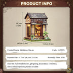 Cutebee, 3D DIY Huisje, Kirishima Cha-an, CWGC219, 14,1x14,7x19,2cm
