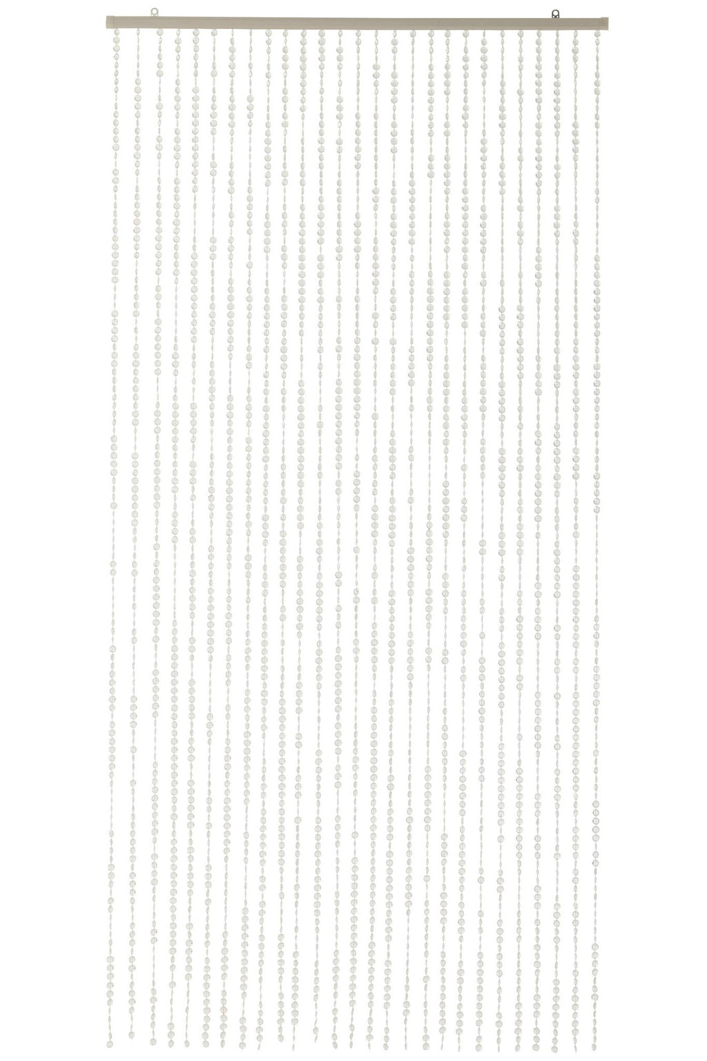 J-Line gordijn Kralen - kunststof - transparant