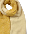 Wintersjaal Dames 40x240 cm Geel Synthetisch