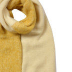 Wintersjaal Dames 40x240 cm Geel Synthetisch
