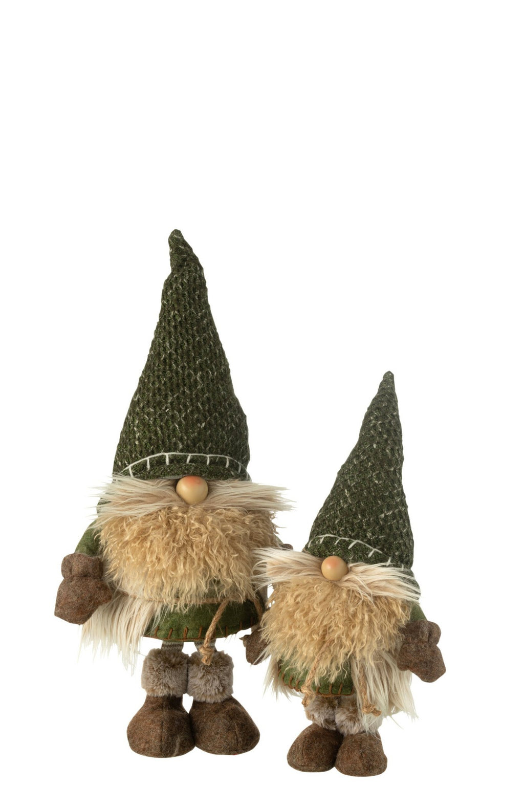 J-Line Kabouter Gebreid Textiel Groen Large