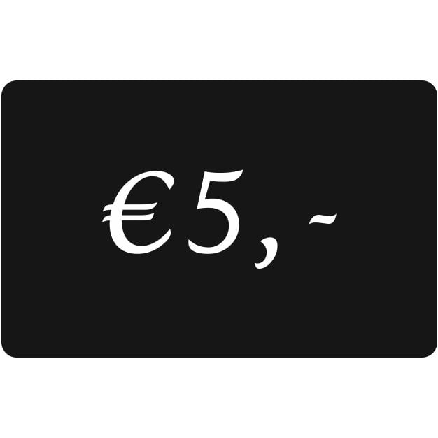 Prijskaart - zwart - € 5.00 - 10 stuks