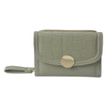 Portemonnee 11x9 cm Groen Kunstleer