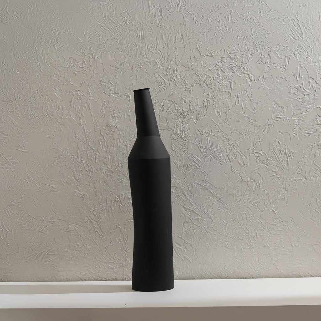 Zwarte Vloervaas - Medium Vaas Decor Zwart