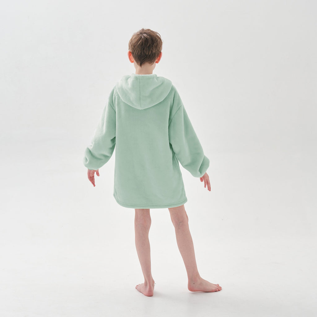 Textino Junior - Oversized hoodie 50x70 cm - Kinderen - Jadeiet - Groen