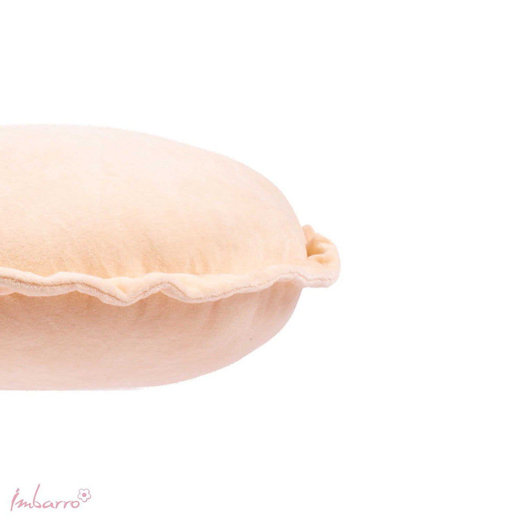 Kussen Round Ruffle Nude