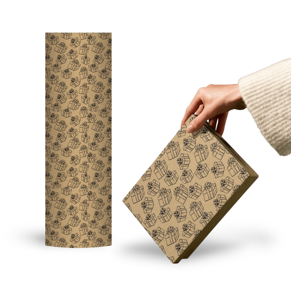 Cadeaupapier - Kraft cadeau – 50cm x 150m