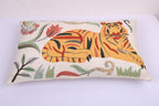 Lumbaal katoenen kussen - Tiger Design - 35 x 60 cm