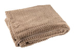J-Line deken - polyester - taupe