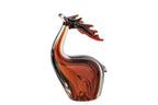 J-Line Hert - glas - brons - large