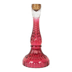 Kandelaar Ø 10x22 cm Roze Glas