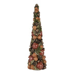 Kerstdecoratie Beeld Kerstboom Ø 12x37 cm Bruin Kunststof