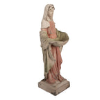 Decoratie Beeld Maria 16x16x44 cm Beige Keramisch materiaal