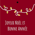 Cadeaukaartje – “Joyeux Noël et bonne Année” – 20 Stuks
