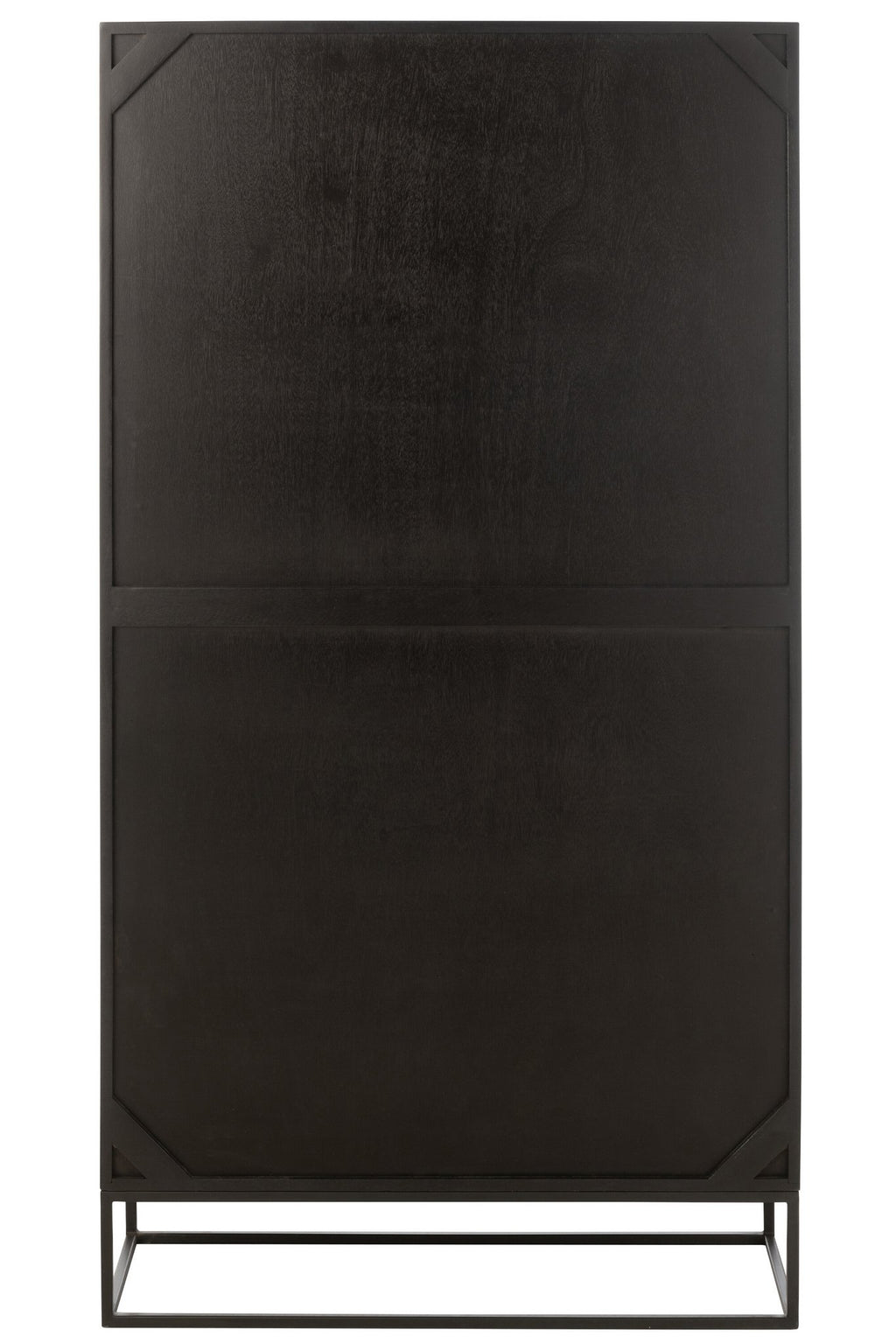 J-Line Rek Mode Mango Hout/Mdf Zwart